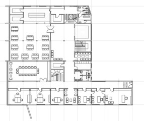 Plan of building
