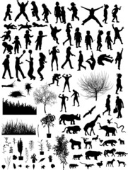 different silhouettes et