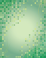 Background with dots