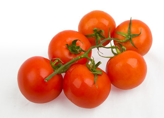 red fresh tomato vegetable