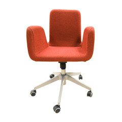 Modern office chair. Isolated on white
