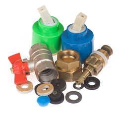 Fototapeta premium Set of plumbing equipment