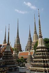 Fototapeta premium Buddhist temple in Bangkok,Thailand