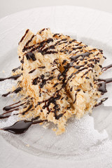 puff pastry with chocolate.
