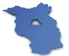 Karte von Brandeburg
