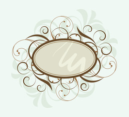 Banner with design elements