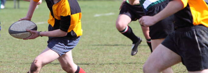 rugby action