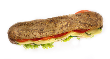 French wholemeal baguette