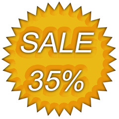 sale 35% star