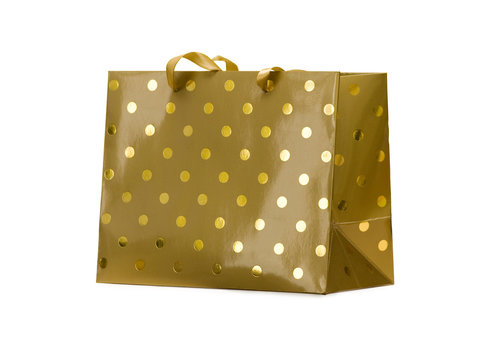 Golden paper bag