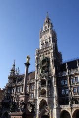Fototapeta na wymiar Neues Rathaus München