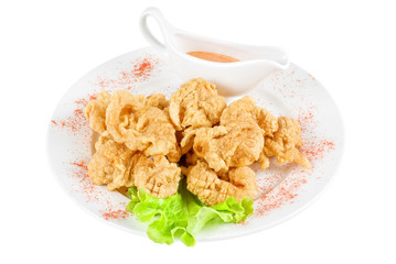 Deep-fried squid