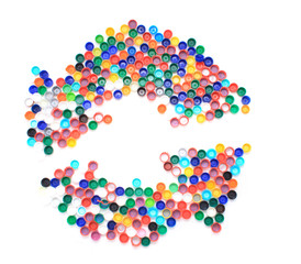 plastic color background