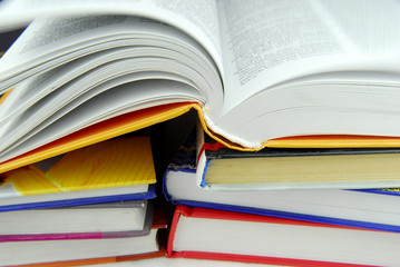 stack of books