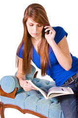 Teenager Talking on the Cell Phone