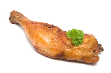 Gebratener Hähnchenschenkel