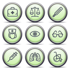 Icons with green buttons 13