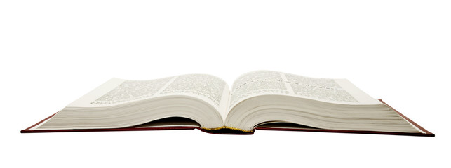 Opened book