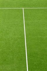 Obraz premium paddle tennis green grass camp field texture