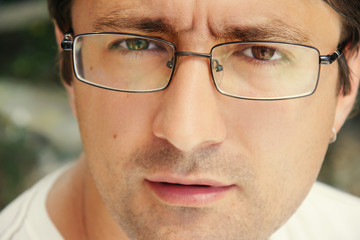 Man in glasses
