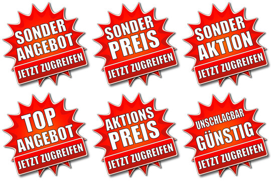 Button-Set, jetzt zugreifen