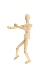 Mannequin in fighting pose
