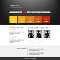 Website design template.