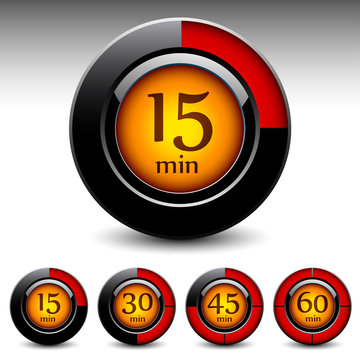 Timer display interfase.