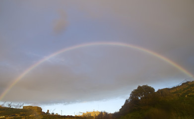 Full Rainbow at Golden Bay