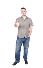 Fototapeta premium casual guy