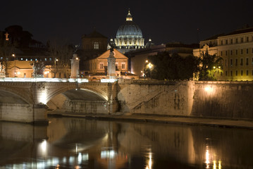 Puente vittorio Emmanuele II, Rio Tevere, Roma