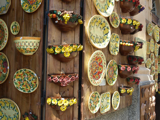 Italian traditional pottery