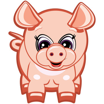 Little pig - one of the symbols of the horoscope