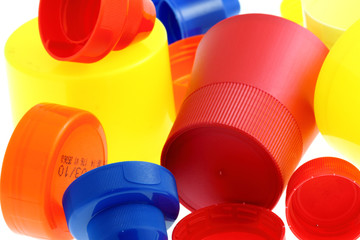 bouchons plastique couleurs à recycler