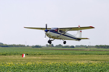 Fototapeta na wymiar Agricultural aviation