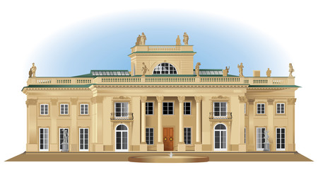 Lazienki Royal Palace in Warsaw