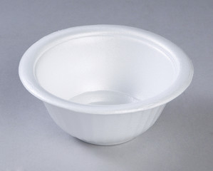 Polystyrene bowl