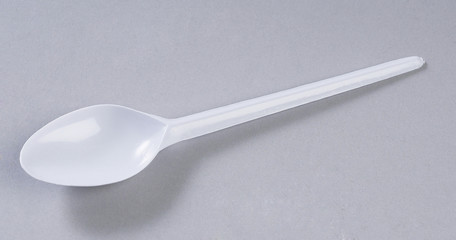 Plastic spoon