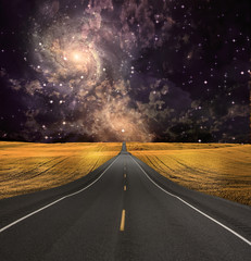 Fototapeta premium Path vanishes in background