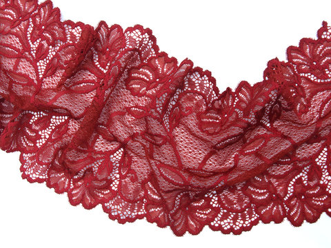 Red Lace Border