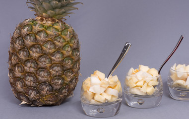 salade de fruits aux ananas