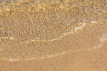 Fototapeta na wymiar Wave On The Sand