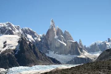 Papier Peint photo Cerro Torre Colline de Torre - Patagonie