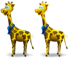 Naklejka premium Giraffe