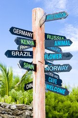 guidepost, North Point, Barbados