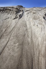 white sand quarry mound mountain