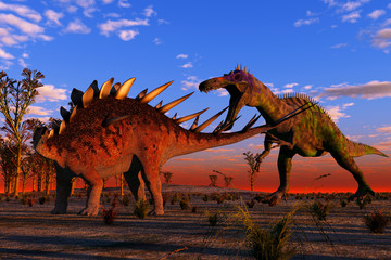 hunt dinosaur © Sergey Drozdov
