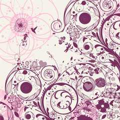 vector flower background