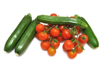 Pomodorini e zucchine