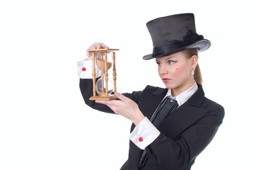 Cheerful businesswoman